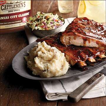 Cattlemen's Kansas City Classic BBQ Sauce, 1 gal - One Gallon Jug of Kansas City Barbecue Sauce, Perfect Tangy, Sweet Flavor for Pork, Wings, Chicken and More