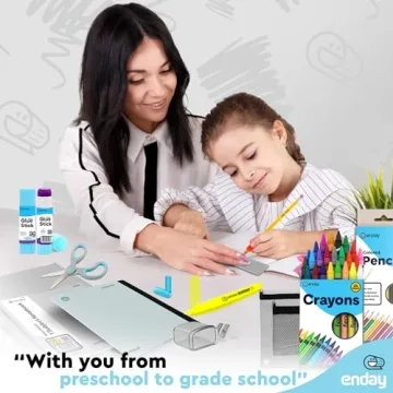 Enday School Supplies Kit 71 Piece Set K-5 Premium Quality