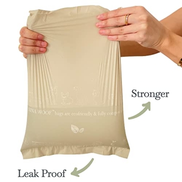 Biodegradable Dog Poop Bags - Eco-Friendly & Strong - 60 Bags