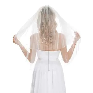 Elegant Emondora 2-Tier Wedding Veil for Brides