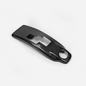 EPR for Nissan R35 GTR Carbon Fiber Gear Surround Glossy Finish Center Shifter Cover Trim Fibre Inner Drift Kit Tuning Part