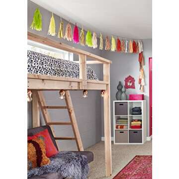 ClosetMaid 6 Cube Storage Shelf Organizer Bookshelf with Back Panel, Easy Assembly, Wood, White Finish