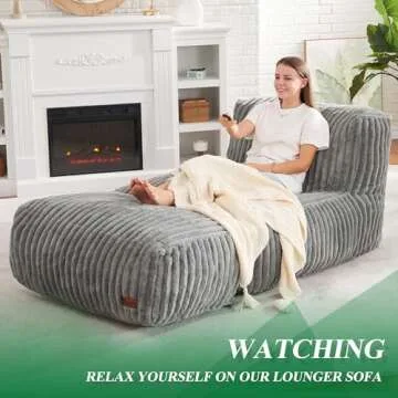 Homguava Cozy Bean Bag Chair for Ultimate Relaxation