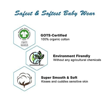 Pureborn Baby Organic Cotton Baptism Jumpsuit for Infants