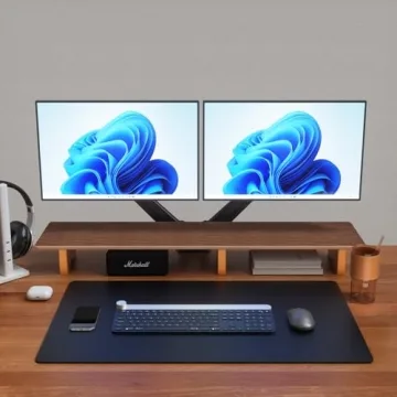 Aothia Large Dual Monitor Stand Riser for Perfect Ergonomics