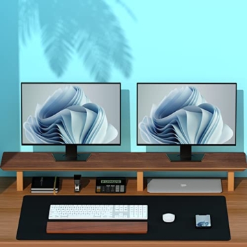 Aothia Large Dual Monitor Stand Riser for Perfect Ergonomics