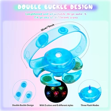 Satkago Light Up Bracelets 30-Pack Fun Party Favors for Kids