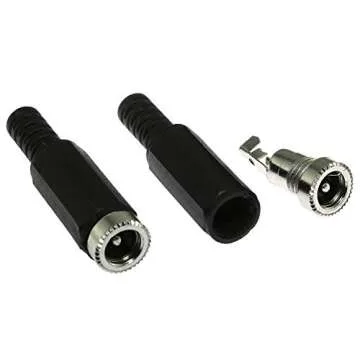 E-outstanding DC Socket 5PCS 5.5mm x 2.1mm Female DC Barrel Jack Solder Power Adapter for CCTV DVR Camera