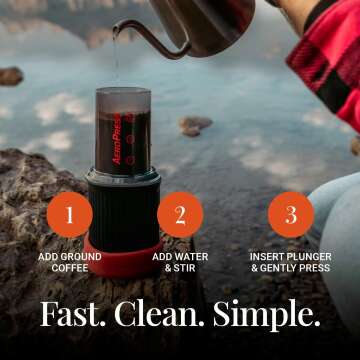 Aeropress Go Coffee Press for Travels 1-3 Cups