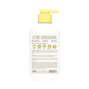 Baby Bum Shampoo & Wash Gel | Tear Free Soap for Sensitive Skin with Nourishing Coconut Oil | Natural Fragrance | Gluten Free and Vegan | 12 FL OZ (Packaging May Vary)