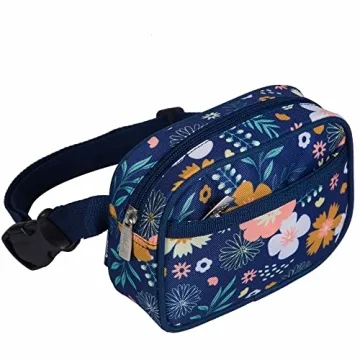 Wildkin Girls' Fanny Pack - Wildflower Bloom - Perfect for All Adventures!