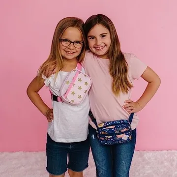 Wildkin Girls' Fanny Pack, Wildflower Bloom for Kids