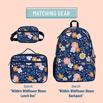 Wildkin Girls' Fanny Pack, Wildflower Bloom for Kids