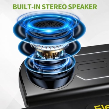 VerkTop Electric Drum Set Built-in Speaker, Kids Electronic Drum Practice Pad Kit, Portable Roll Up ...