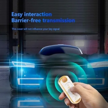 Stylish YHC Key Fob Cover for Mazda (White) - Protect & Enhance