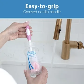 Dr. Brown’s Baby Bottle Brush 3 Pack Set with Cleaner