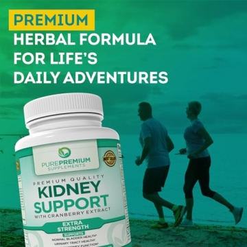 PurePremium Kidney Support - Natural Formula for Urinary Health