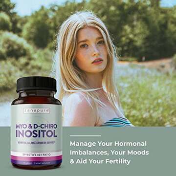Myo & D-Chiro Inositol Supplement for Female Hormonal Balance