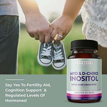 Myo & D-Chiro Inositol Supplement for Female Hormonal Balance