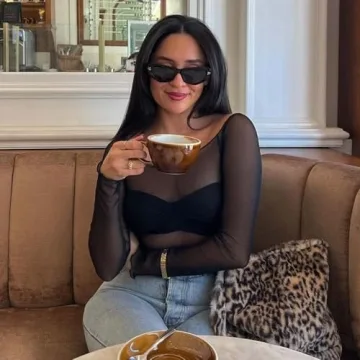 Fifth & Ninth Wren Women's Sunglasses Polarized UV400 Black