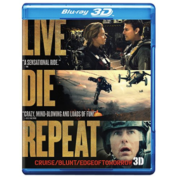 Live Die Repeat: Edge of Tomorrow - Sci-Fi Classic DVD with Tom Cruise and Emily Blunt