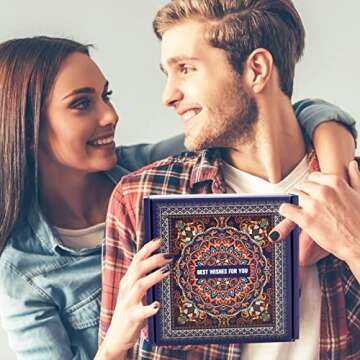 BAWOUA Candles Gift Sets, Candles for Home Scented, Gifts for Mom , Jar Candles, Aromatherapy Candle Birthday Gift for Women, 14oz 100H Long Lasting Burn Soy Wax Candle Set