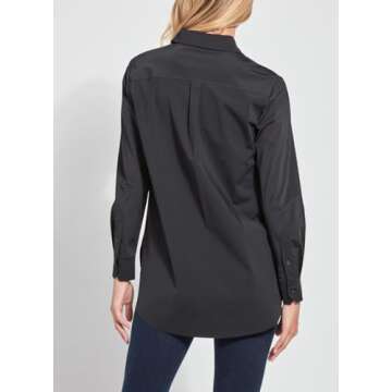 Lyssé Schiffer Button Down Shirt - Travel Ready Style