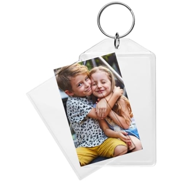 Snapins Acrylic Photo Keychains Pack of 5 - Perfect Memories