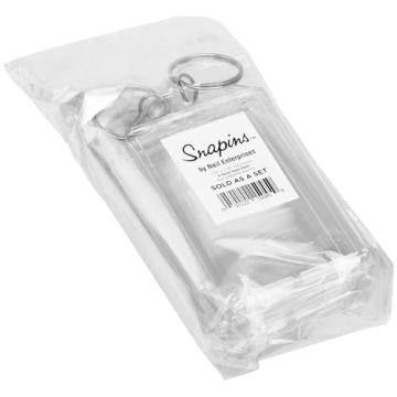 Snapins Acrylic Photo Keychains Pack of 5 - Perfect Memories