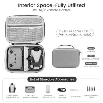 Skyreat Mini 3/3 Pro Waterproof Carrying Case for DJI Drone