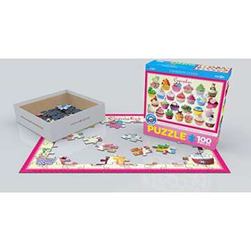 Eurographics Cupcakes Puzzle, 100-Piece