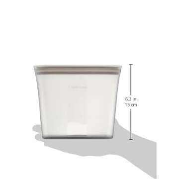 Zip Top Reusable Food Storage Bags | 3 Bag Set [Gray] - 2 Sandwich, 1 Snack | Silicone Meal Prep Container | Microwave, Dishwasher and Freezer Safe | Made in the USA