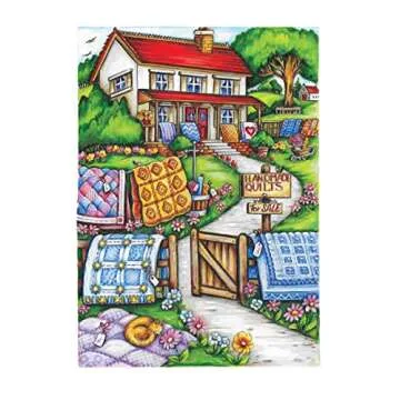 Creative Haven Village Charm Coloring Book (Adult Coloring Books: In The Country)