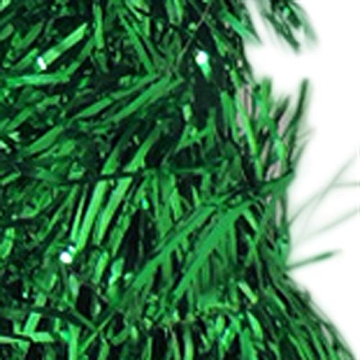 Green Tinsel Christmas Tree Holiday Novelty Party Hat