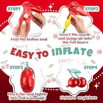 Cherry Balloons - 12 Pcs Summer Party Decorations