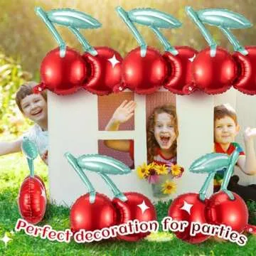 Cherry Balloons - 12 Pcs Summer Party Decorations