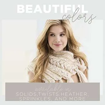 Lion Brand Yarn Wool-Ease Yarn, Worsted-Weight Yarn for Knitting and Crocheting, 1 Pack, Oxford Grey