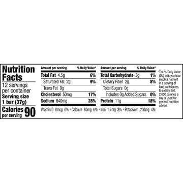 EPIC BBQ Chicken Protein Bar - Keto Friendly, 12ct, 1.3oz Bars