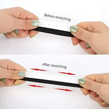 ZHENTOR Elastic Shoe Laces, Elastic No Tie Shoelaces for Sneakers, One Size Fits All Adults and Kids Shoes (05W-white(3 pairs))