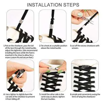 ZHENTOR Elastic Shoe Laces, Elastic No Tie Shoelaces for Sneakers, One Size Fits All Adults and Kids Shoes (05W-white(3 pairs))