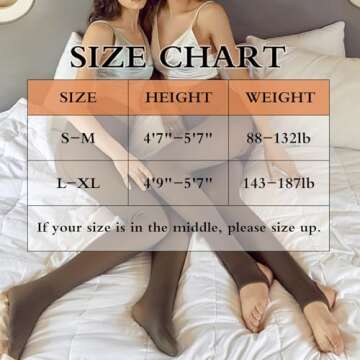 GTETKDE Women Warm Fleece Translucent Pantyhose Tights, Fake Translucent Fleece Winter Thermal Pantyhose for Women S/M 200GBlack