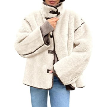 Tankaneo Women's Faux Fur Jacket for Stylish Winter Warmth