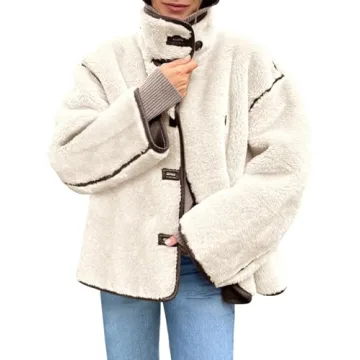 Tankaneo Women's Faux Fur Jacket for Stylish Winter Warmth