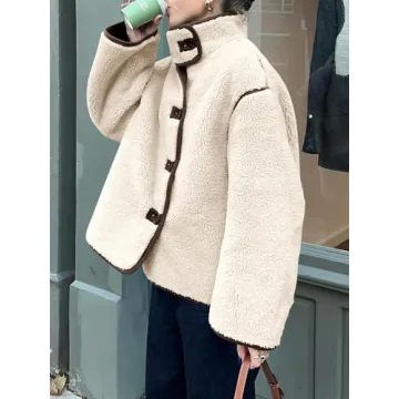 Tankaneo Women's Faux Fur Jacket for Stylish Winter Warmth