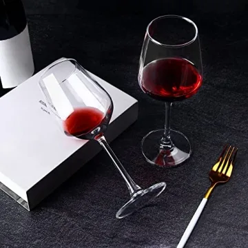 CZUMJJ 12oz Wine Glasses Set - Elegant and Durable