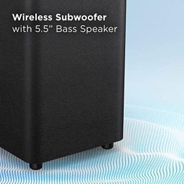 TCL 5.1ch Sound Bar with Wireless Subwoofer for Immersive Audio