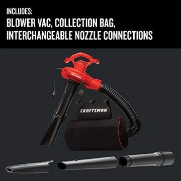 Powerful CRAFTSMAN Leaf Blower, Vacuum & Mulcher - 230 MPH Speed