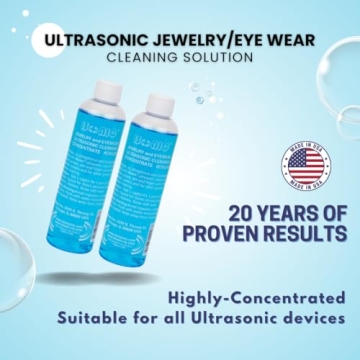 iSonic CSGJ01-8OZ Ultrasonic Jewelry Cleaning Solution
