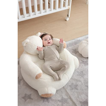 TWINOR Baby Footed Pajamas with Mittens - Soft Bamboo Romper