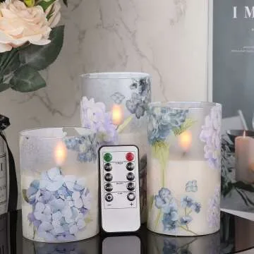 LED Flameless Candles with Remote - Real Wax Decor